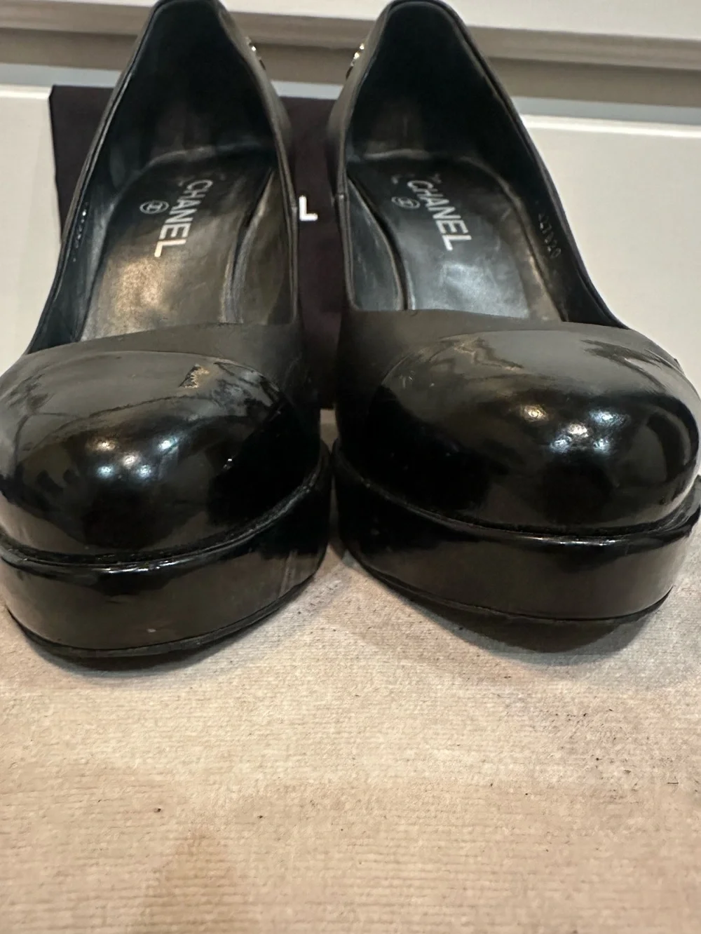 Black Platform Stiletto Pumps - Classic Women's Heels